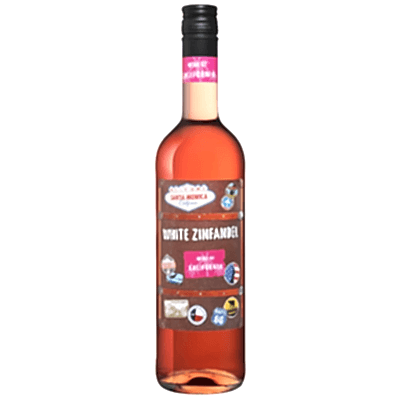 Розовое полусладкое вино White Zinfandel Santa Monica (Калифорния)