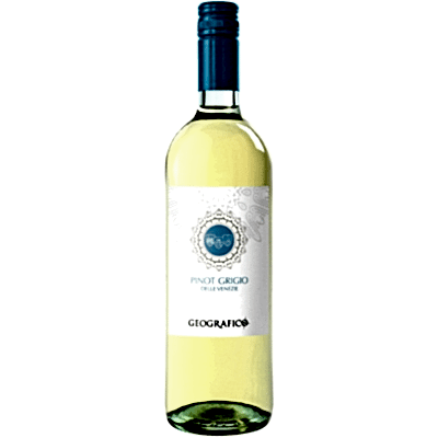 Белое сухое вино Geografico, Pinot Grigio delle Venezie DOC (Италия, Венето) + Брускетта с моцареллой