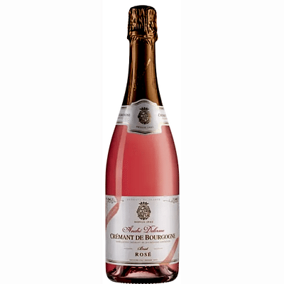 Игристое розовое сухое вино Cremant de Bourgogne Brut Terroir des Fruits Rose, Andre Delorme (Франция, Бургундия)