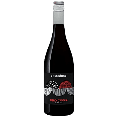 Красное полусухое вино Costadune Nero d'Avola Sicilia DOC Cantine Settesoli  (Сицилия)
