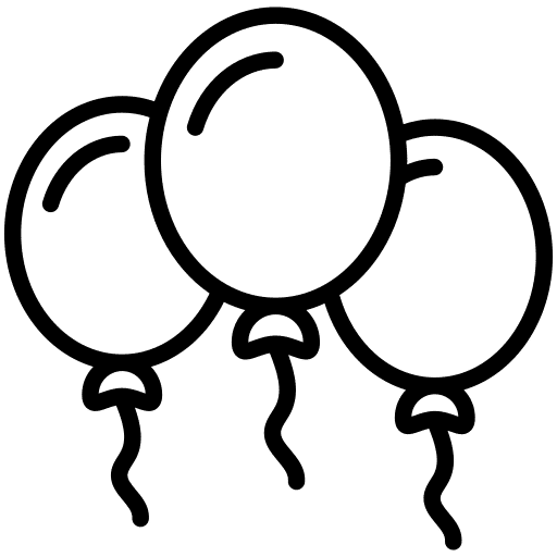 Украшение зала шарами